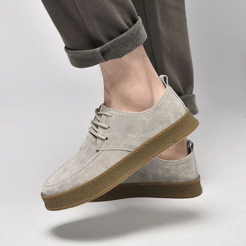 Klassische Wildleder Herren Schuhe - Image 6