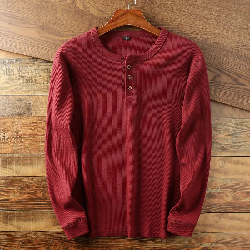 Klassischer Herren Langarm Pullover - Image 5