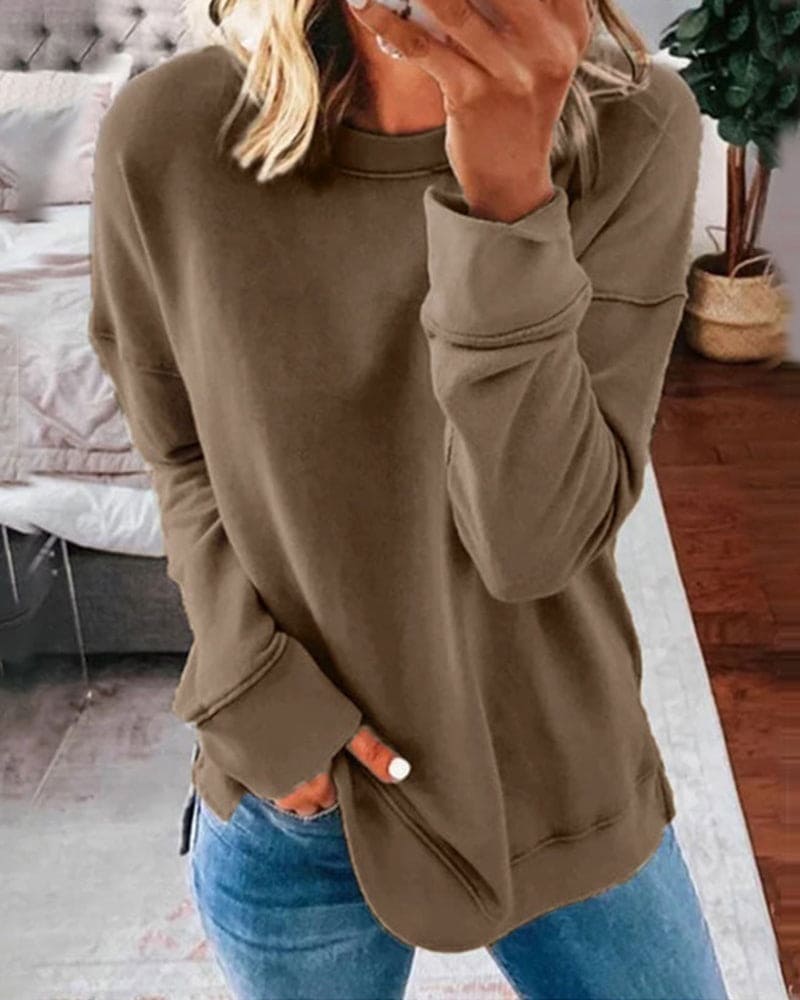 Klassisches Damen Sweatshirt- Weich und Bequem - Image 4