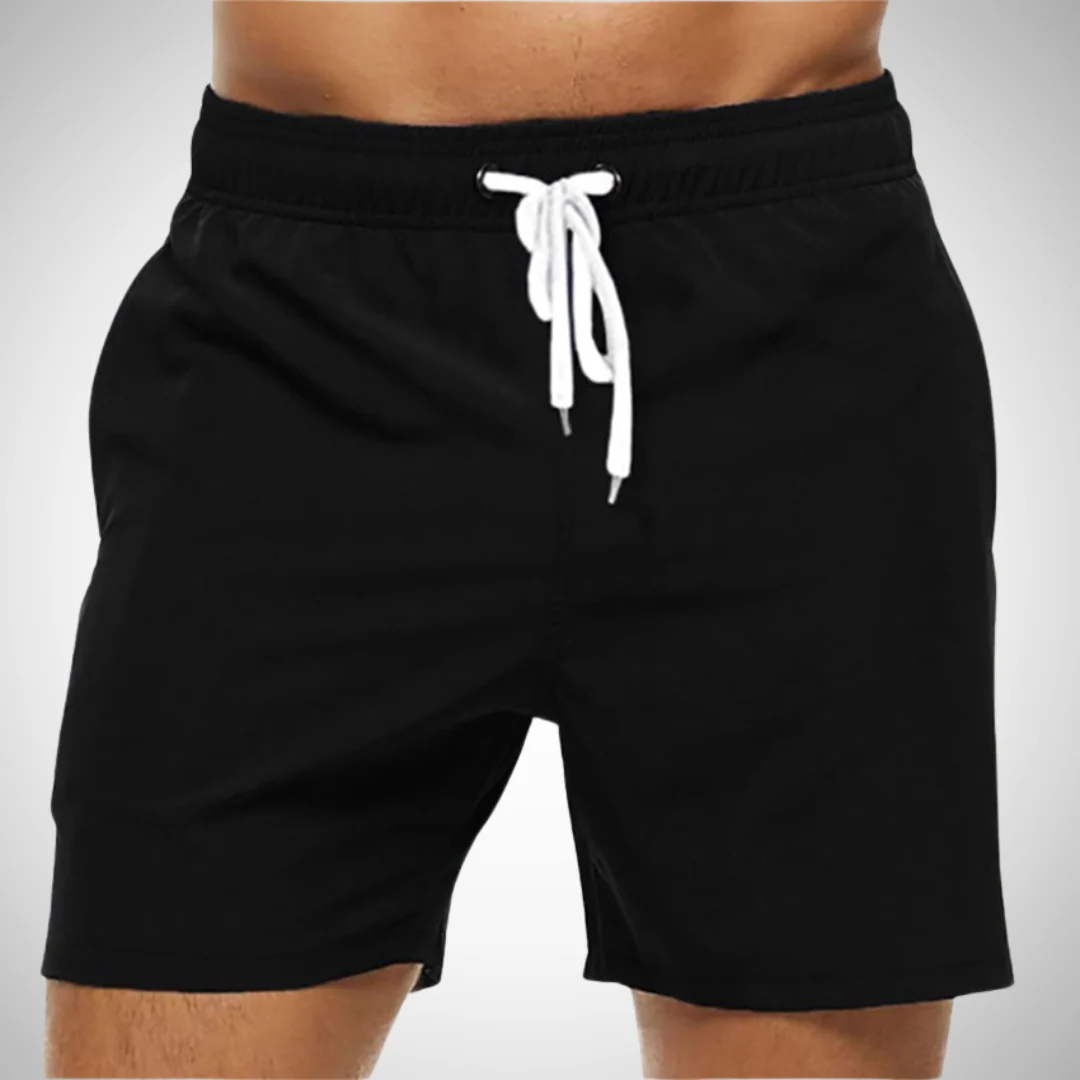 Komfortable Herren Badehose im einfarbigen Design - Image 5