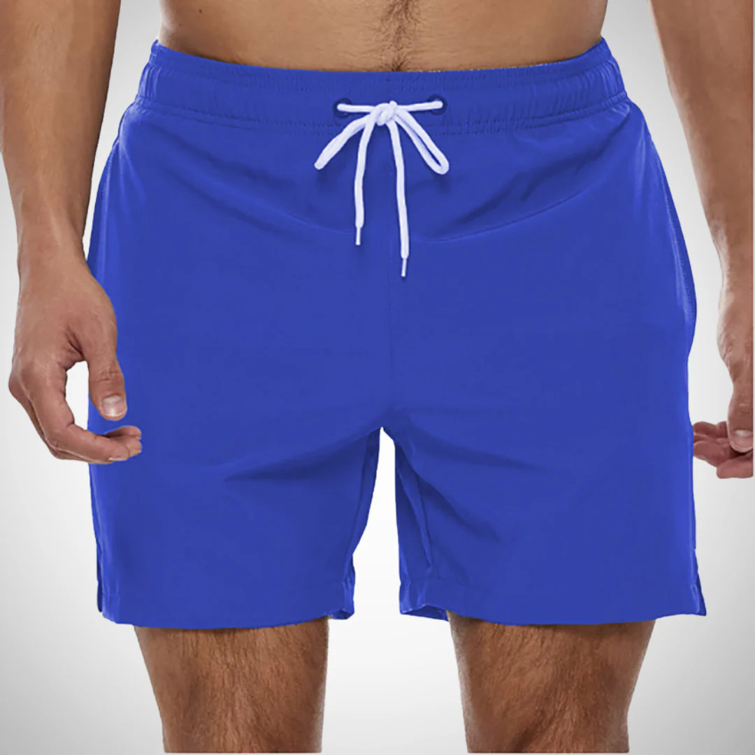 Komfortable Herren Badehose im einfarbigen Design - Image 6