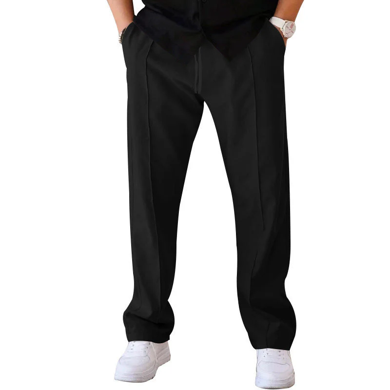 Bequeme, breitgeschnittene Herren Hose aus leichtem, luftigem Material - Image 10