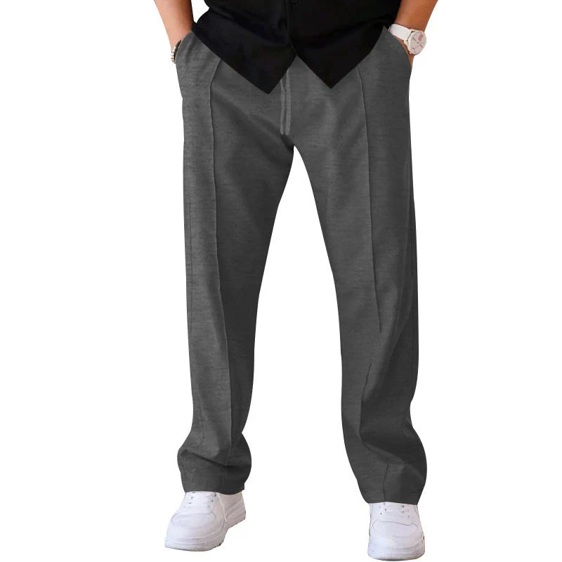 Bequeme, breitgeschnittene Herren Hose aus leichtem, luftigem Material - Image 13