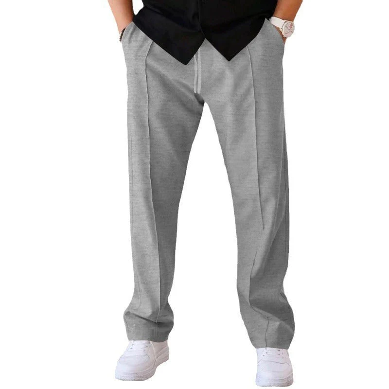 Bequeme, breitgeschnittene Herren Hose aus leichtem, luftigem Material - Image 7