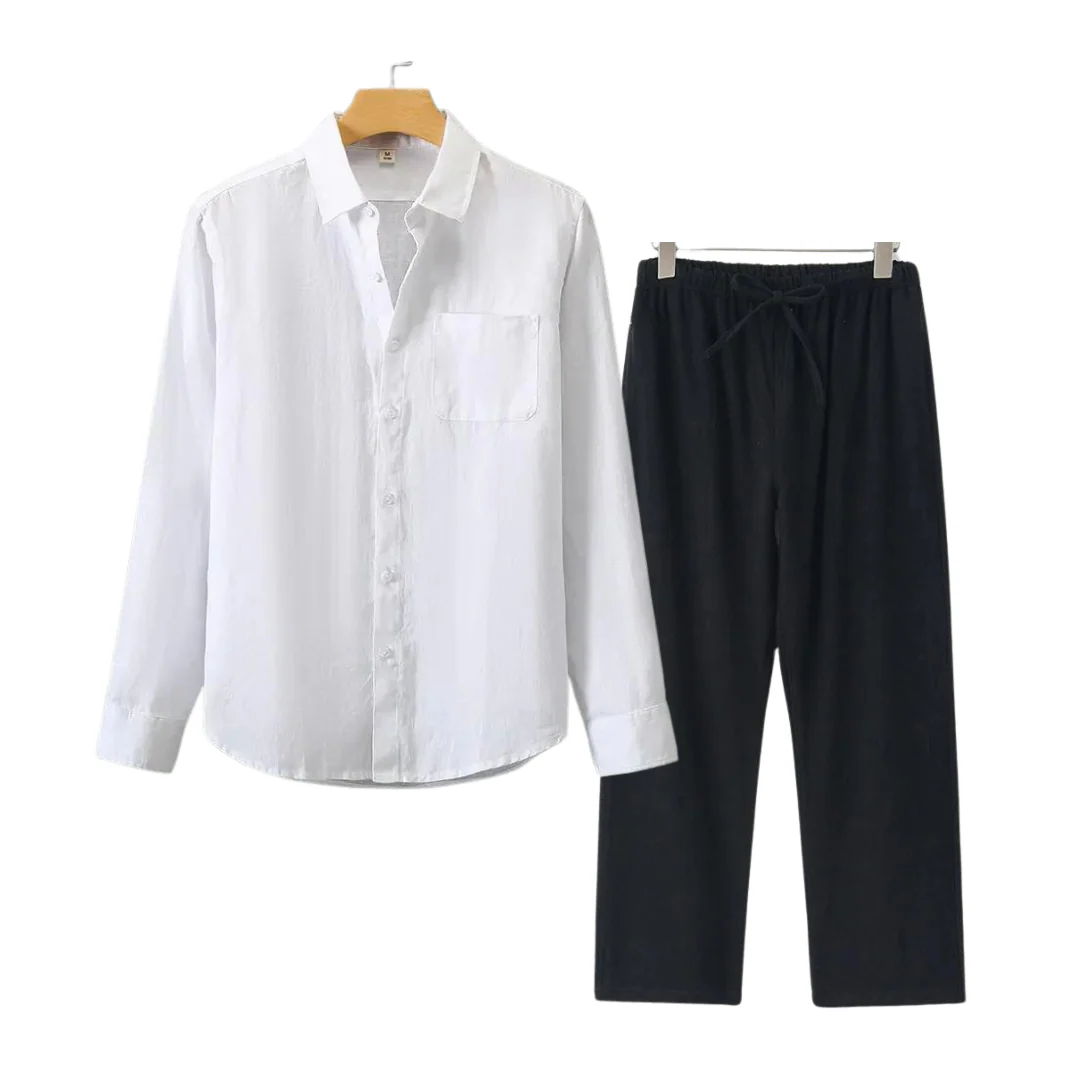 Herren Leinen Set im Old Money Stil, klassisch und stilvoll - Image 10