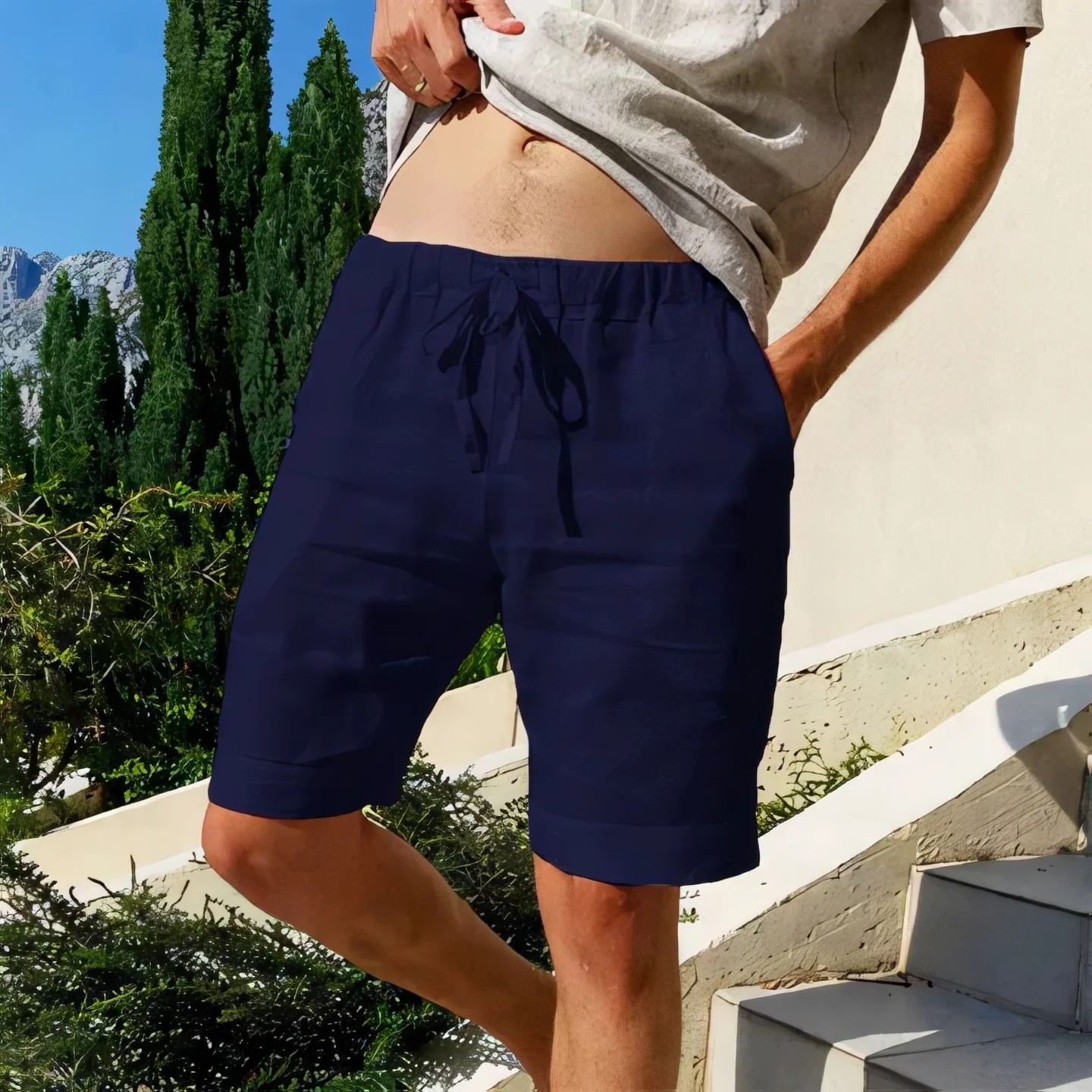 Lockere Freizeit Kurze Hose für Herren - Image 3