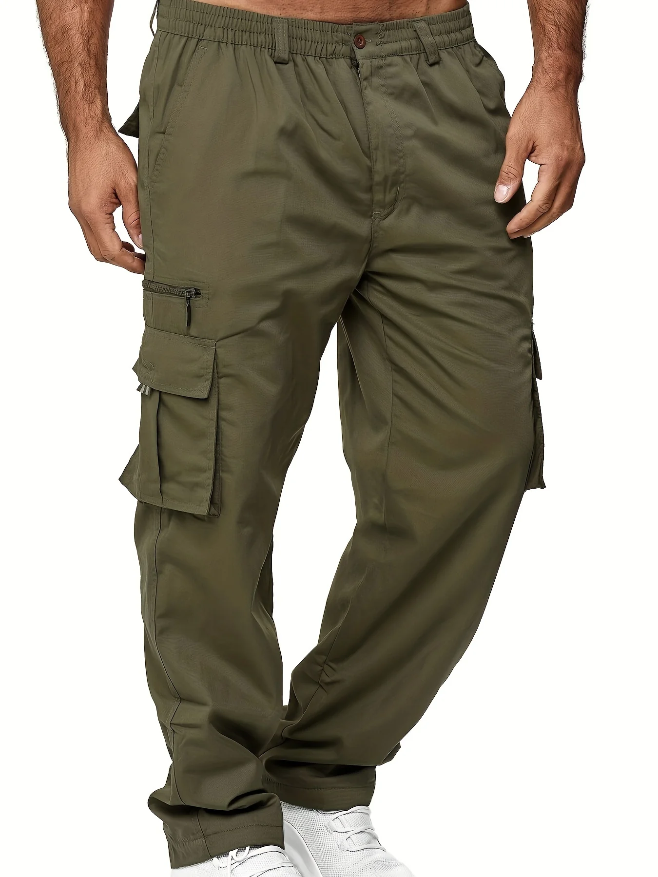 Lässige Komfortable Herren Cargo Hose - Image 4
