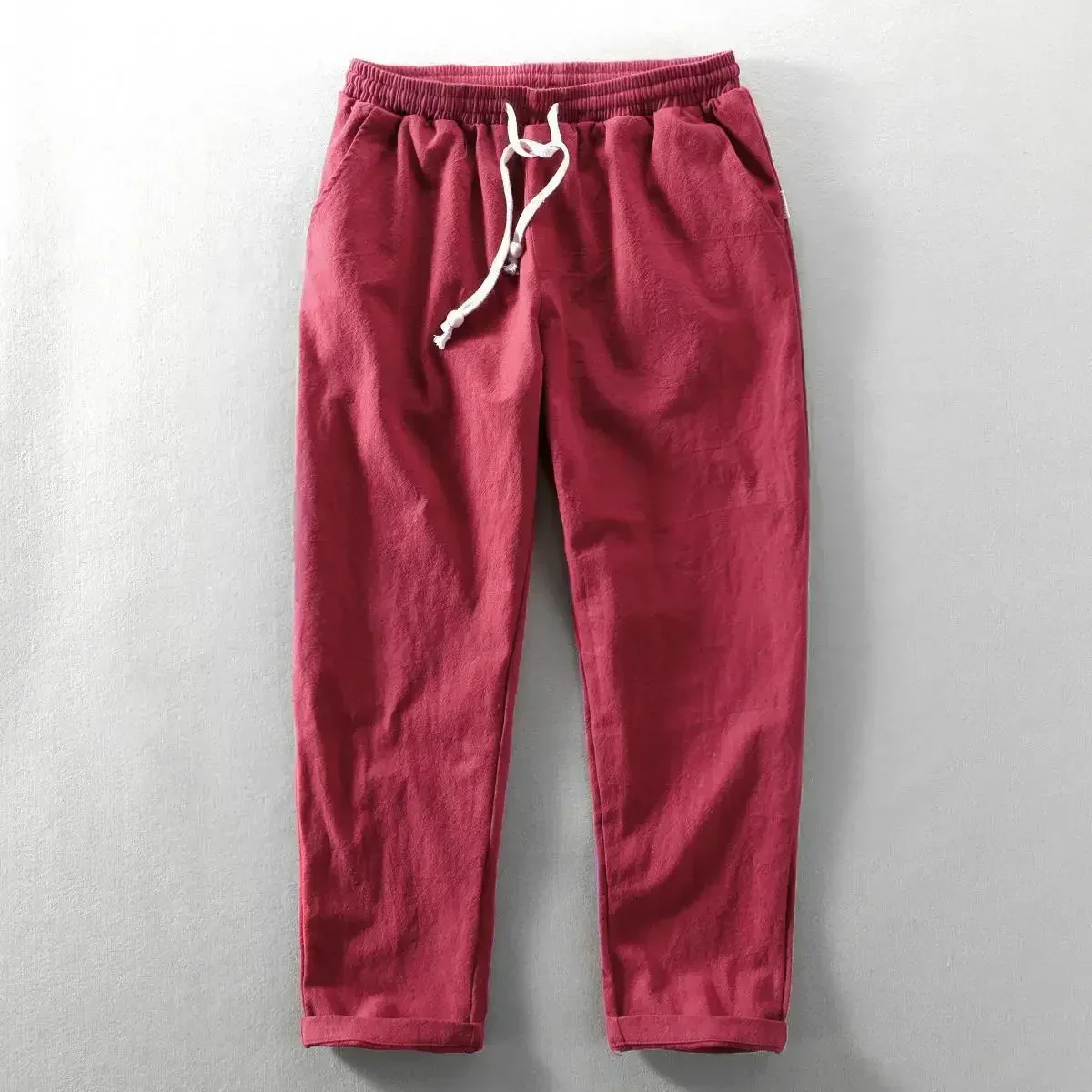Bequeme Lockere Herren Leinen Hose - Image 4