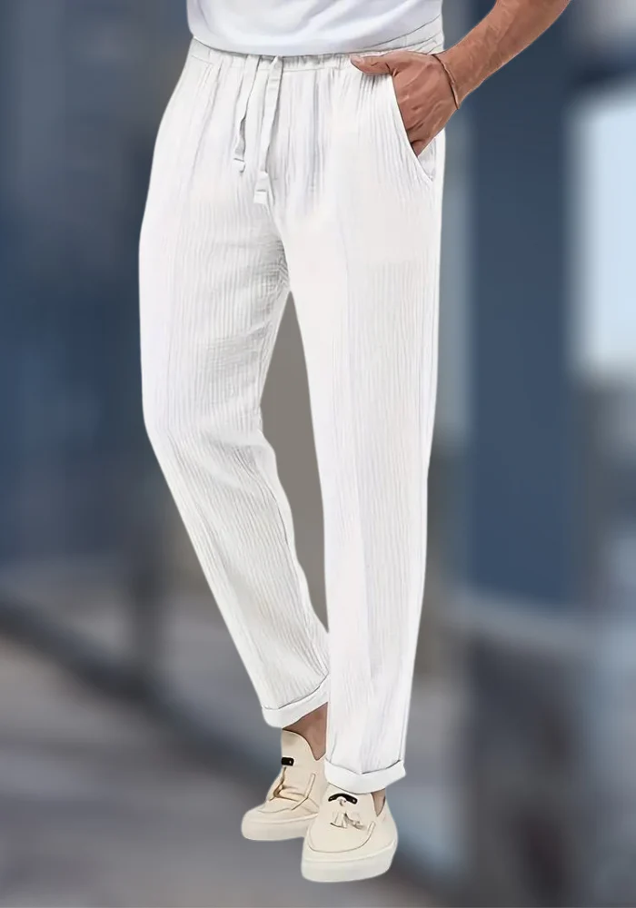 Luftig lockere Leinenhose für Herren im loose Schnitt - Image 2