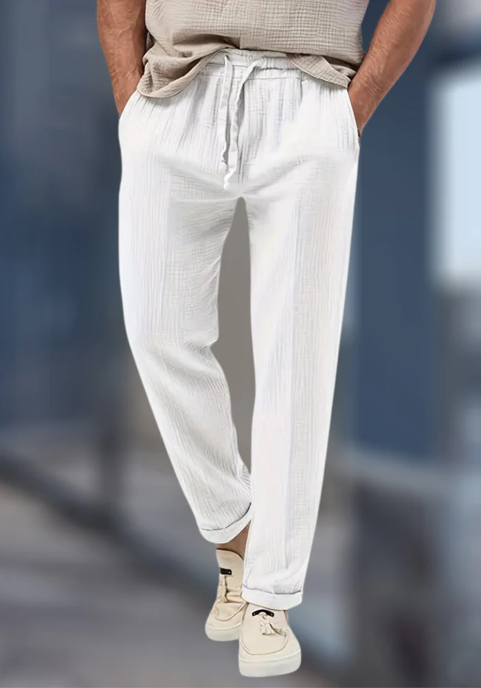 Luftig lockere Leinenhose für Herren im loose Schnitt - Image 7