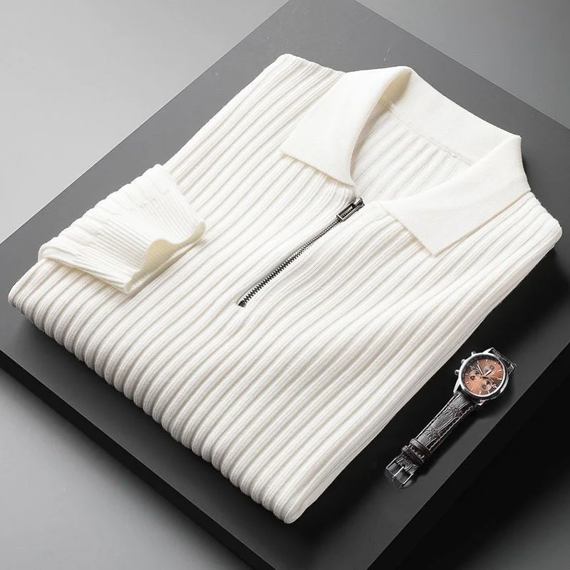 Premium Herren Pullover mit Polo Kragen - weich und komfortabel - Image 3