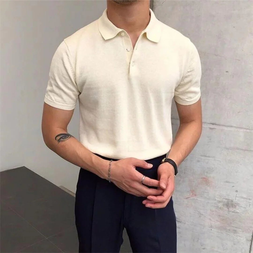 Luxuriöses Herren Polo, stilvoll und bequem - Image 2