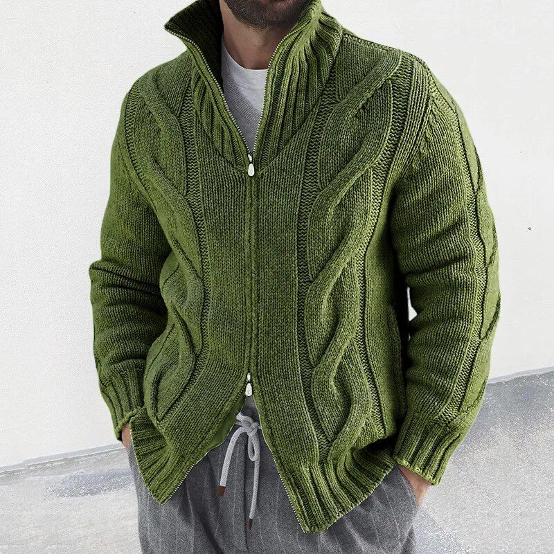 Premium gestrickter Herren Cardigan - elegant und warm - Image 5