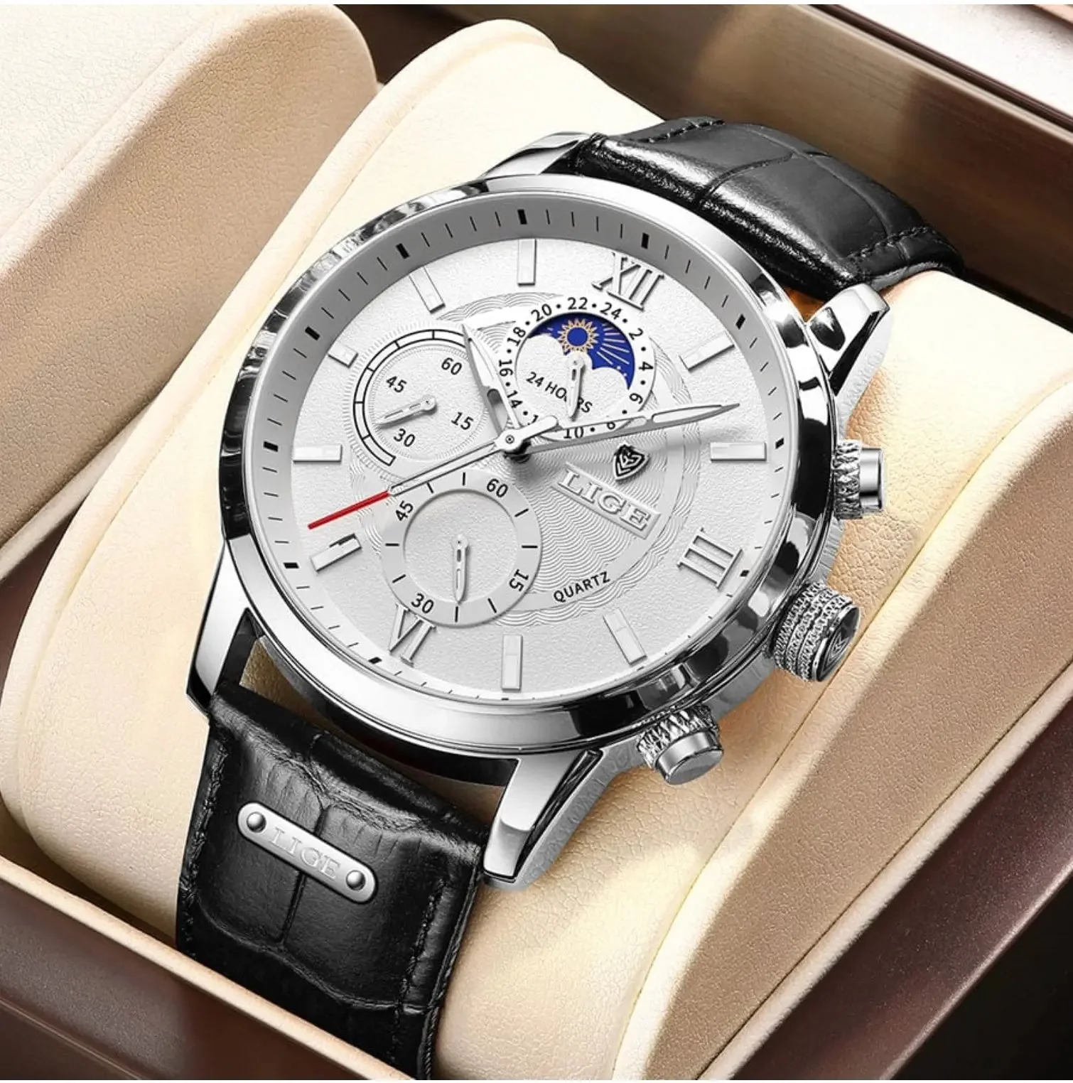 Herren Luxus-Armbanduhr, elegant und stilvoll - Image 4