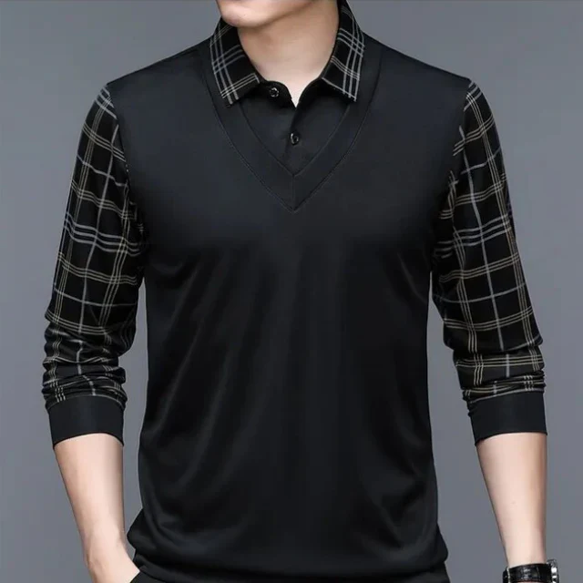 Herren Langarm Poloshirt Klassisch - Image 6