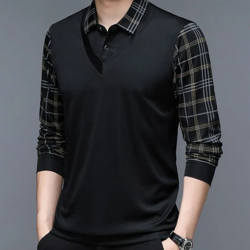 Herren Langarm Poloshirt Klassisch - Image 7