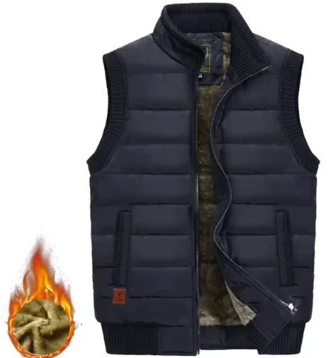 Warme Outdoor Weste mit Futter für Herren - Image 8