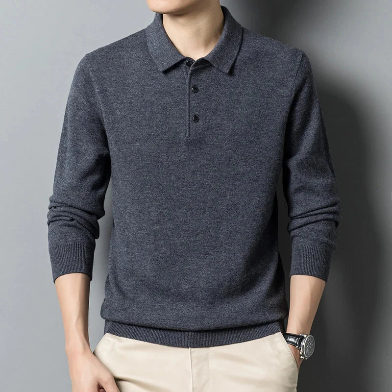 Herren Hochwertiger Polo Pullover - Image 2