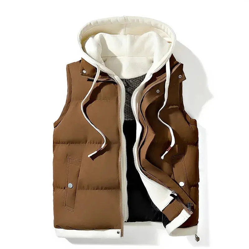 Herren Softshell Steppweste mit Kapuze - Image 6