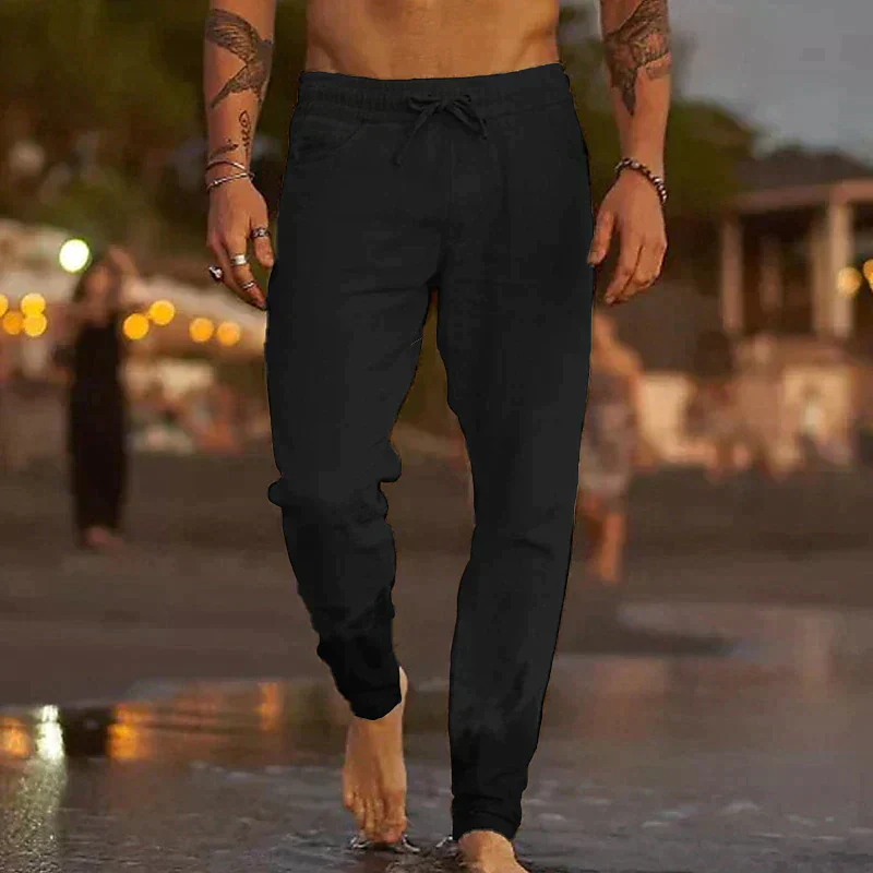 Komfortable & Lässige Leinenhose für Herren - Image 4