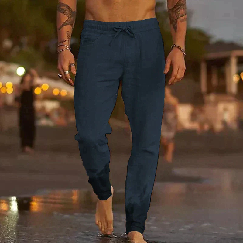 Komfortable & Lässige Leinenhose für Herren - Image 6