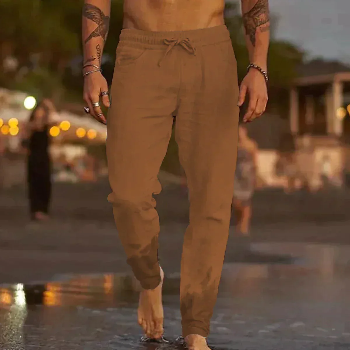 Komfortable & Lässige Leinenhose für Herren - Image 7