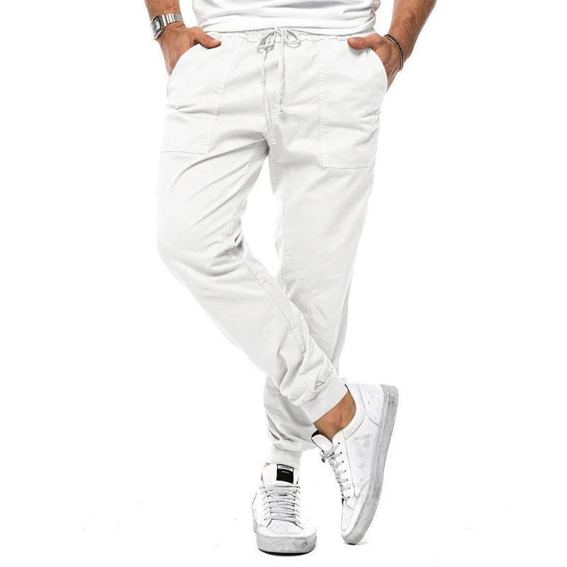 Lockere Herren Casual Freizeithose im einfarbigen Design - Image 11