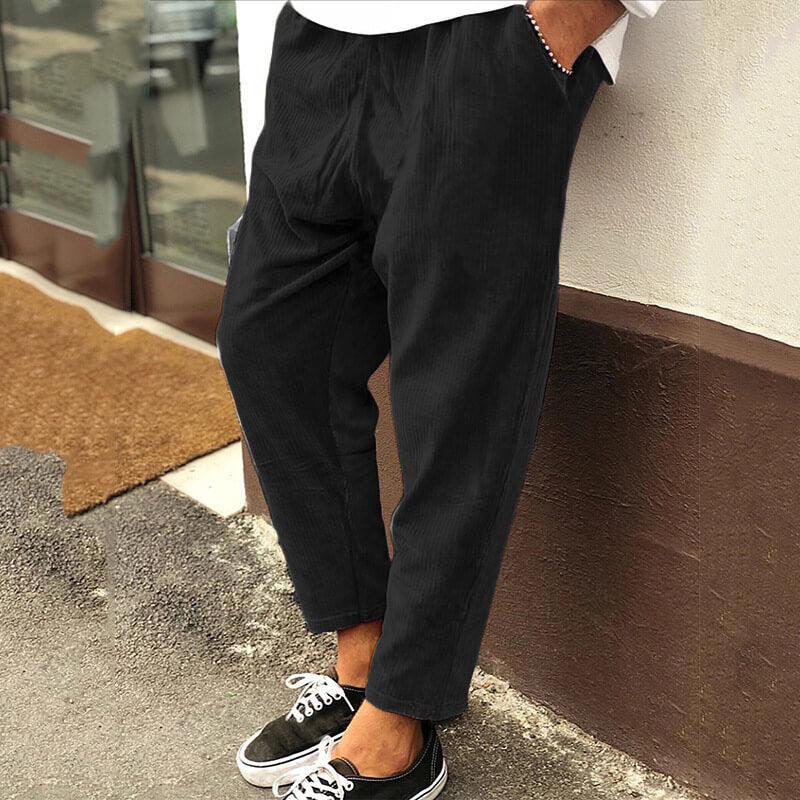 Komfortable Lässige Herren Kord Hose - Image 4