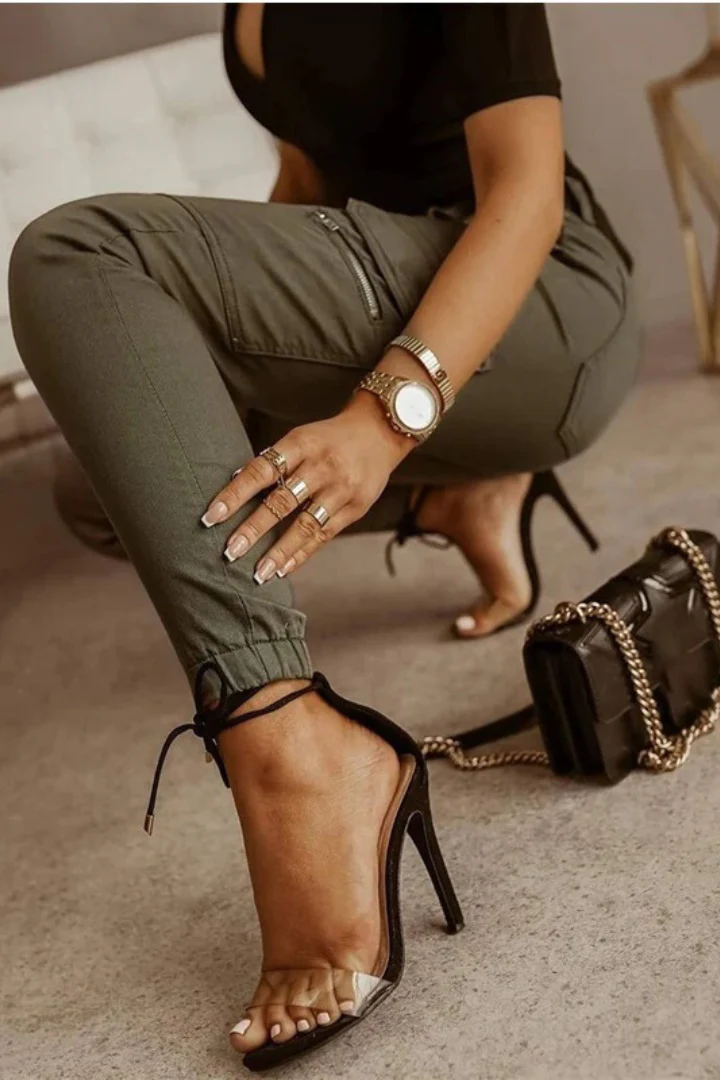 Moderne Cargo Damen Hose - Image 4