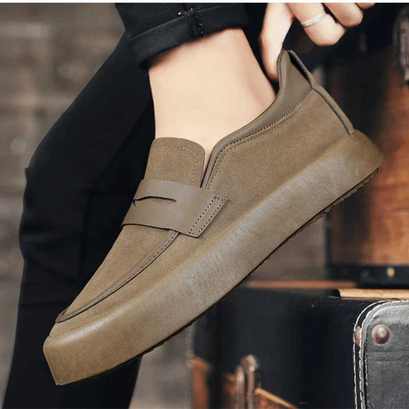 Modische Wildleder-Slipper für Herren - Stilvoll und komfortabel - Image 5