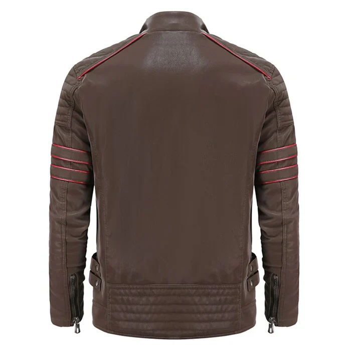 Motorrad Herren Lederjacke, robust und stylisch - Image 2