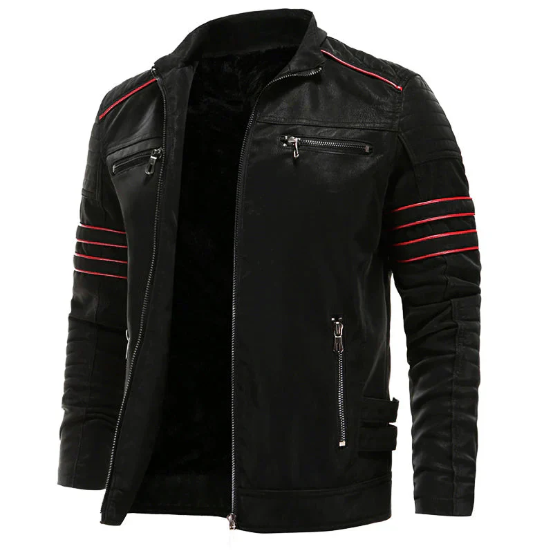 Motorrad Herren Lederjacke, robust und stylisch - Image 3