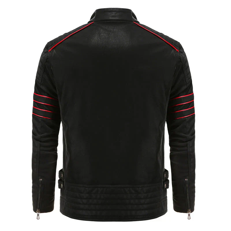 Motorrad Herren Lederjacke, robust und stylisch - Image 4