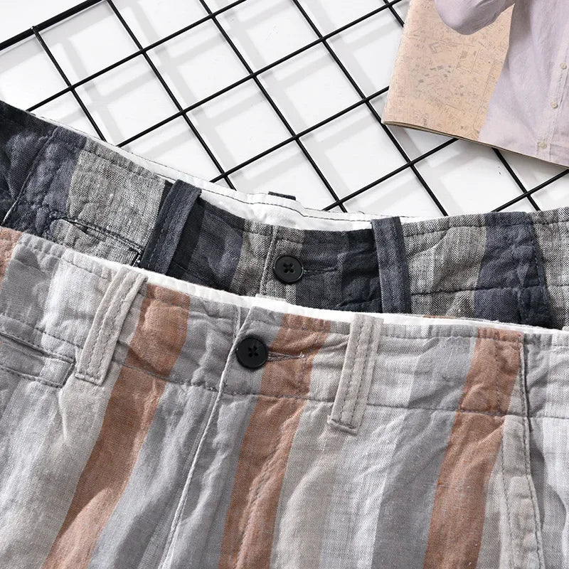 Oliver - Komfortable Herren Leinen-Shorts aus Leinen - Image 3