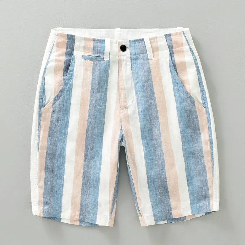Oliver - Komfortable Herren Leinen-Shorts aus Leinen - Image 4
