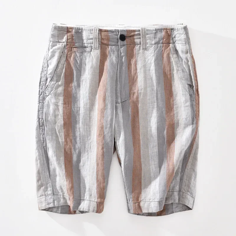 Oliver - Komfortable Herren Leinen-Shorts aus Leinen - Image 5