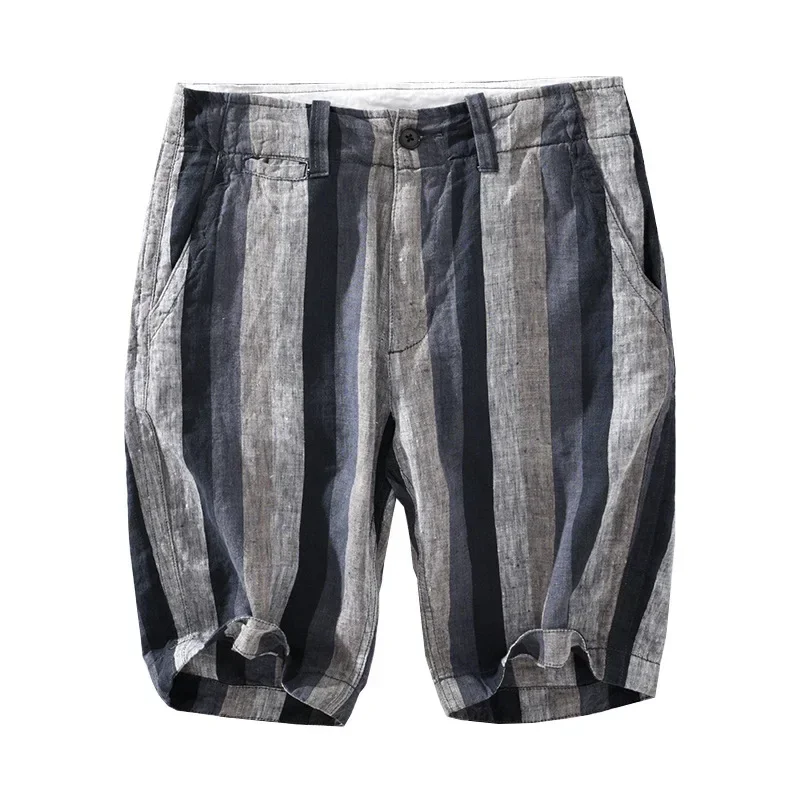Oliver - Komfortable Herren Leinen-Shorts aus Leinen - Image 6