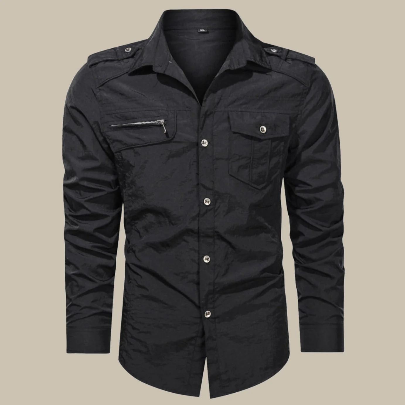Premium Herren Cargo-Hemd mit Softshell - robust & widerstandsfähig - Image 2