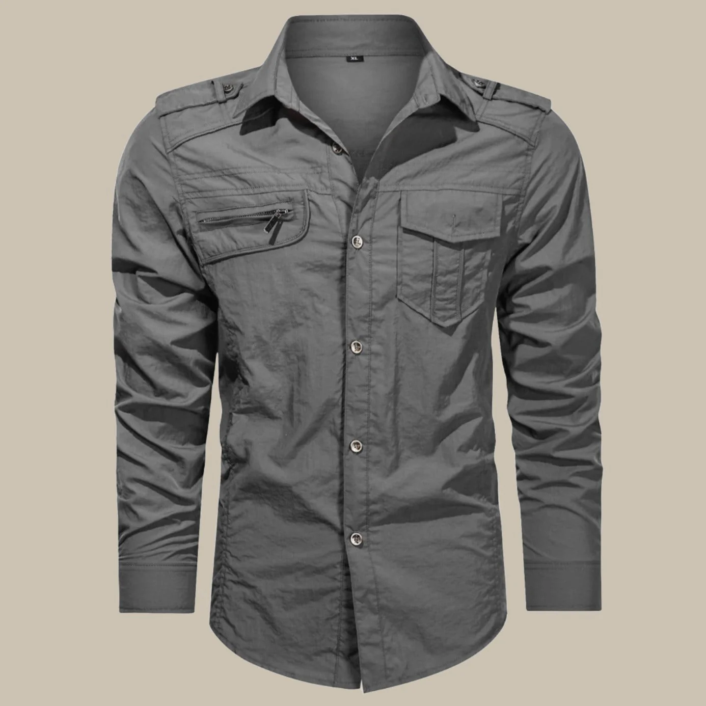 Premium Herren Cargo-Hemd mit Softshell - robust & widerstandsfähig - Image 3