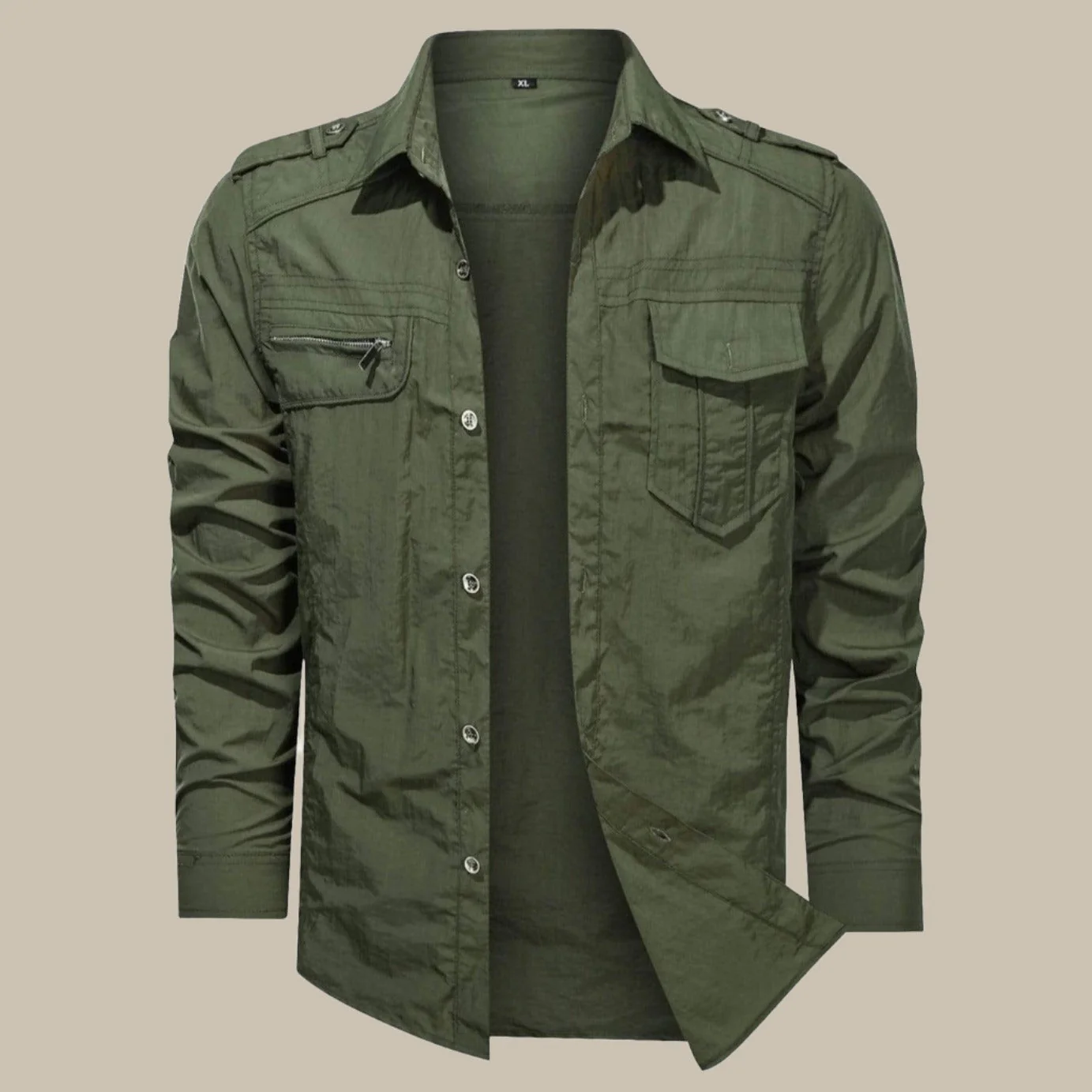 Premium Herren Cargo-Hemd mit Softshell - robust & widerstandsfähig - Image 4