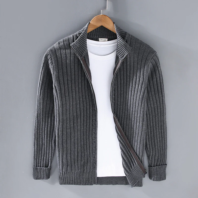 Premium Herren Strickjacke aus Baumwolle - Image 5