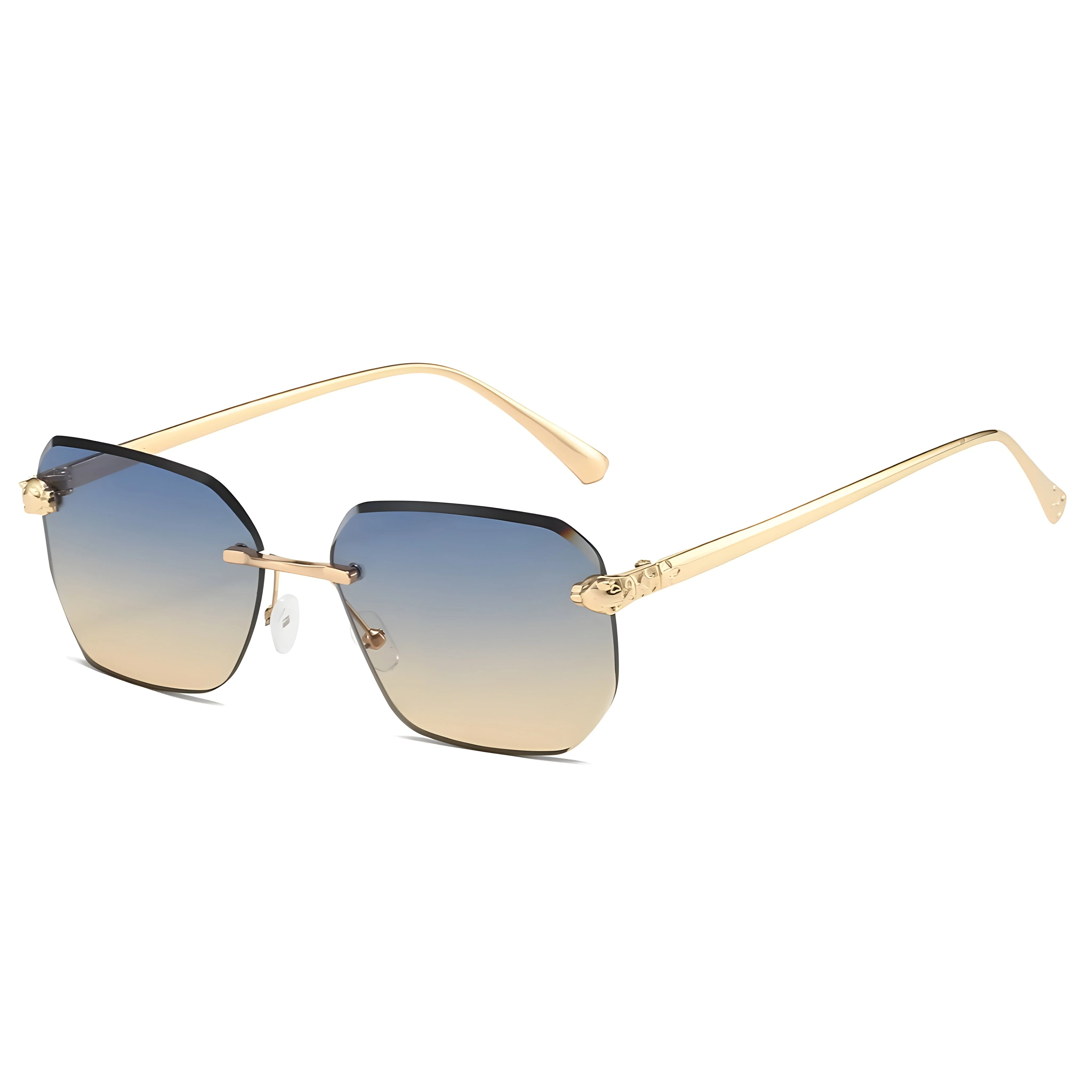 Rahmenlose Herren Sonnenbrille - Image 8