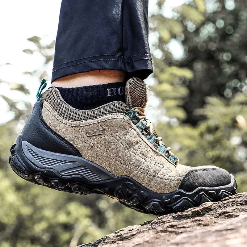 Robuste und bequeme niedrige Outdoor Wanderschuhe für Herren - Image 3