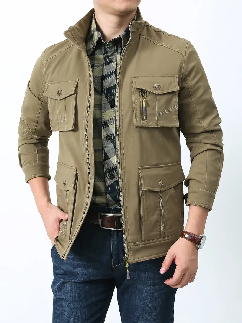 Robuste und wetterfeste Herren Outdoor Jacke aus Nylon - Image 6