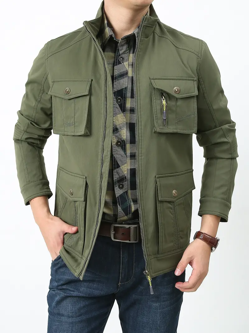 Robuste und wetterfeste Herren Outdoor Jacke aus Nylon - Image 9
