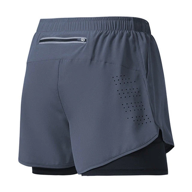 Schnelltrocknende Herren Laufshorts mit Reißverschluss - Image 5