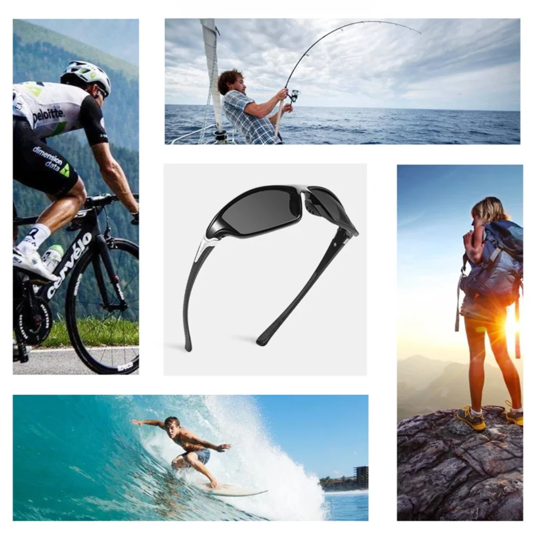 Sportbrille mit gepolarisierten Gläsern für Outdoor-Aktivitäten, funktional und modern - Image 4