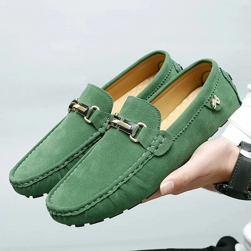 Stilvolle & bequeme Wildleder-Mokassins zum Hineinschlüpfen für Herren - Image 8