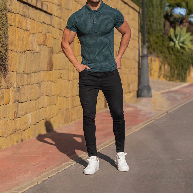 Stilvolles Baumwoll-Poloshirt für Männer – Zeitloses Design