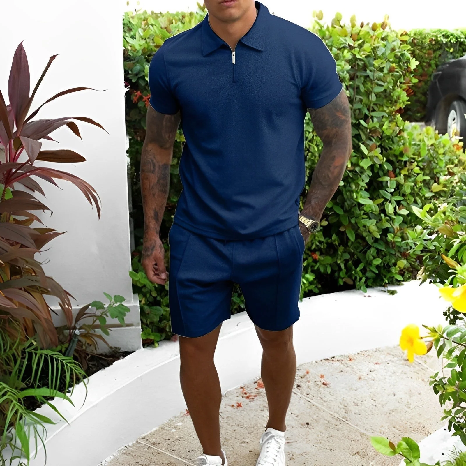 Stilvolles Herren Sommer-Set, zweiteilig und bequem - Image 5